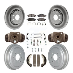 Transit Auto KGT-102492 Disc Brake Kit for 2004-2015 Chevrolet Spark, Pontiac G3 and More - Front and Rear