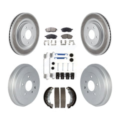 Transit Auto KGT-102496 Disc Brake Kit for 2017-2019 Nissan Sentra - Front and Rear