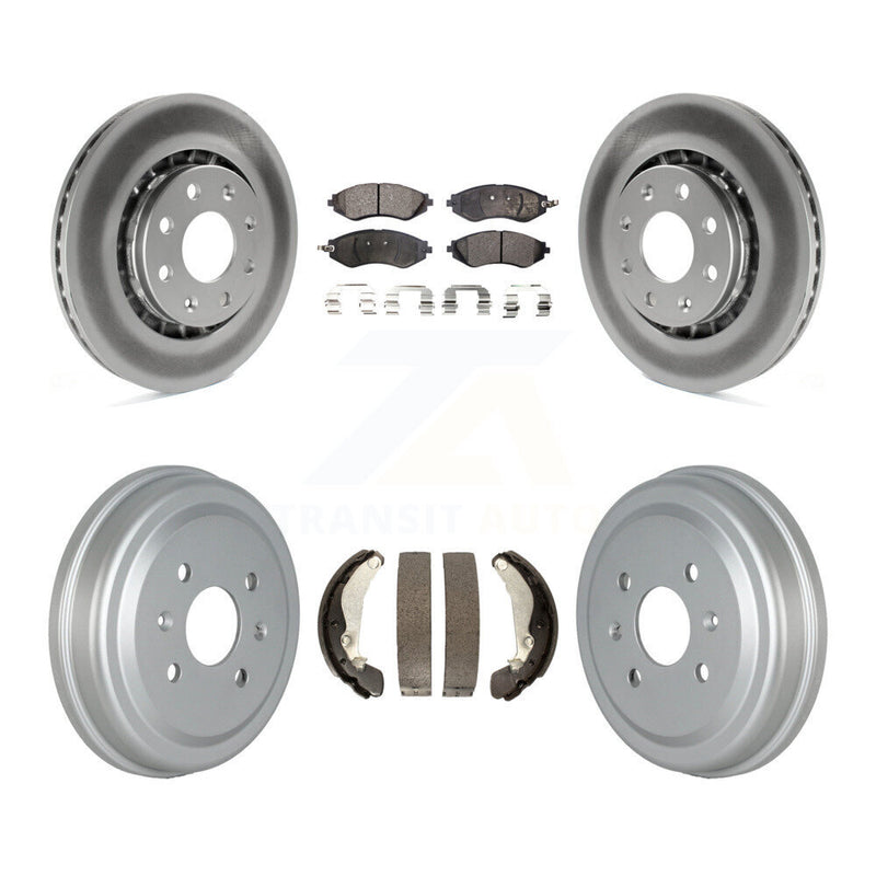 Transit Auto KGT-102497 Disc Brake Kit for 2004-2015 Chevrolet Spark, Pontiac G3 and More - Front and Rear