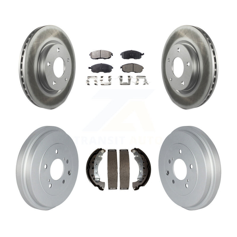 Transit Auto KGT-102498 Disc Brake Kit for 2013-2019 Nissan Sentra - Front and Rear