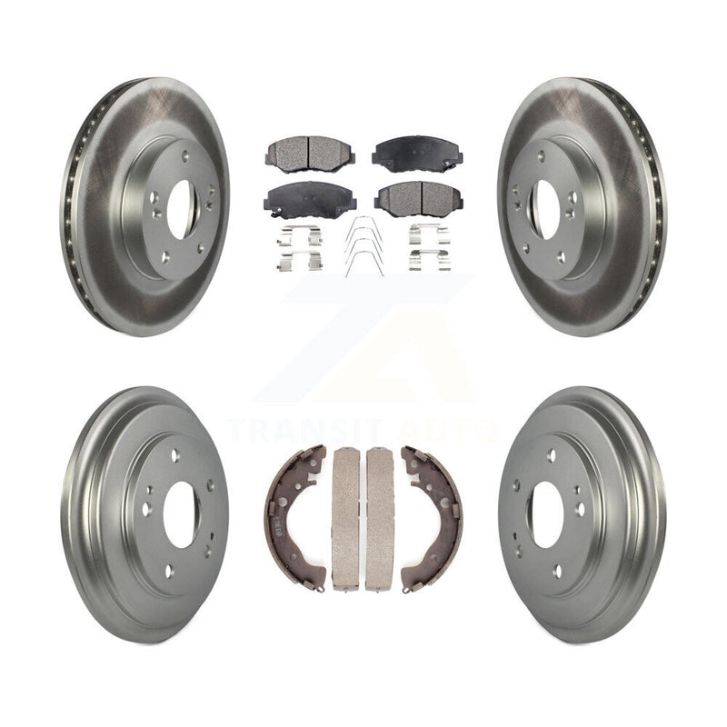 Transit Auto KGT-102504 Disc Brake Kit for 2013-2015 Honda Civic - Front and Rear