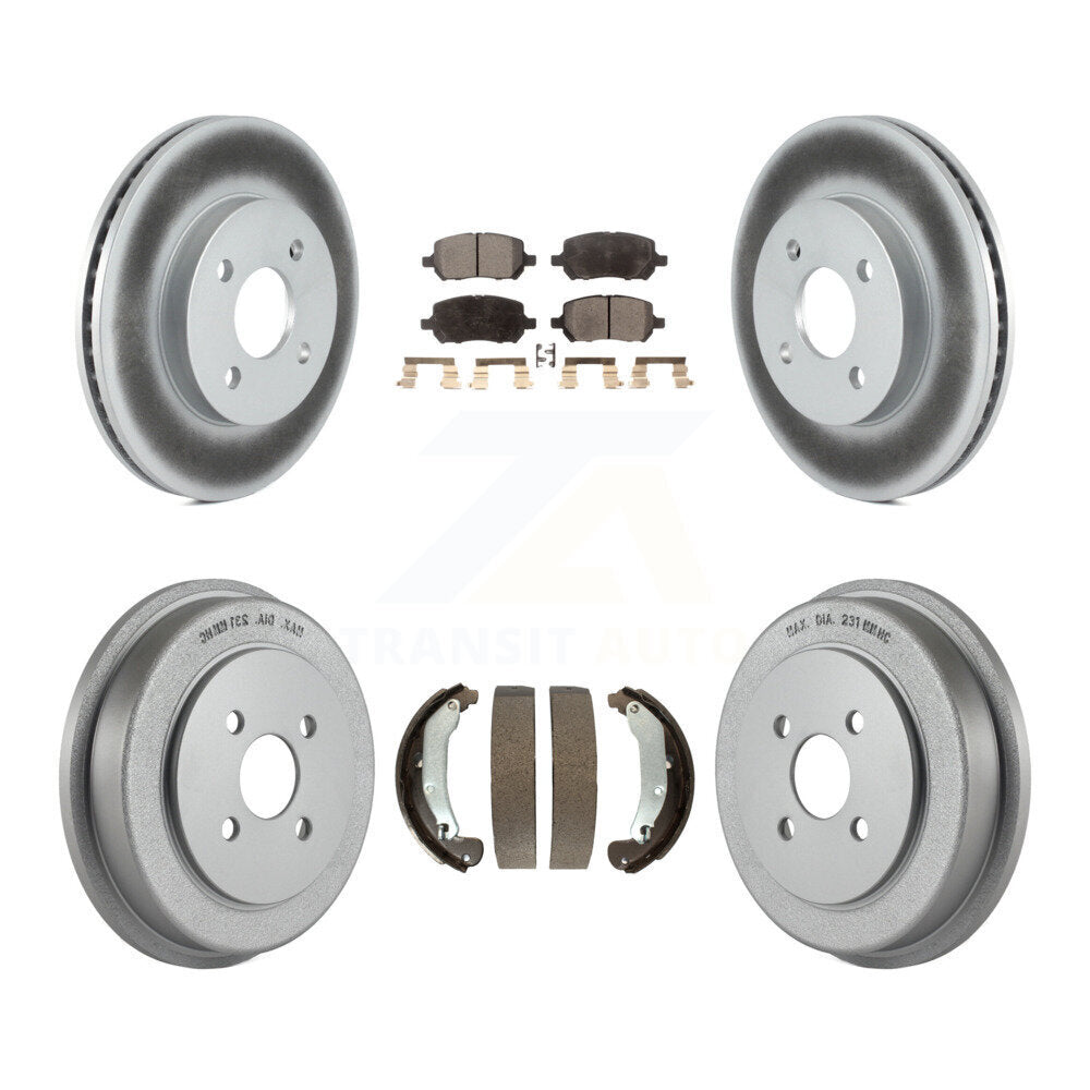 Transit Auto KGT-102512 Disc Brake Kit for 2003-2008 Pontiac G5, Chevrolet Cobalt and More - Front and Rear