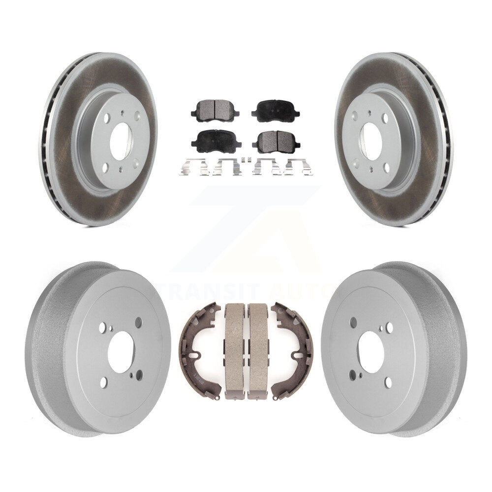 Transit Auto KGT-102521 Disc Brake Kit for 1998-2002 Chevrolet Prizm, Toyota Corolla - Front and Rear