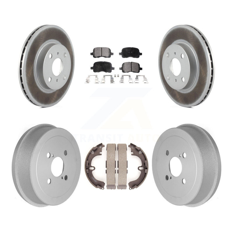 Transit Auto KGT-102521 Disc Brake Kit for 1998-2002 Chevrolet Prizm, Toyota Corolla - Front and Rear