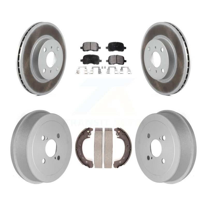 Transit Auto KGT-102523 Disc Brake Kit for 2002 Toyota Corolla - Front and Rear