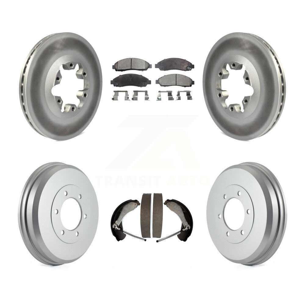 Transit Auto KGT-102524 Disc Brake Kit for 2004-2008 Isuzu i-290, Isuzu i-370 and More - Front and Rear