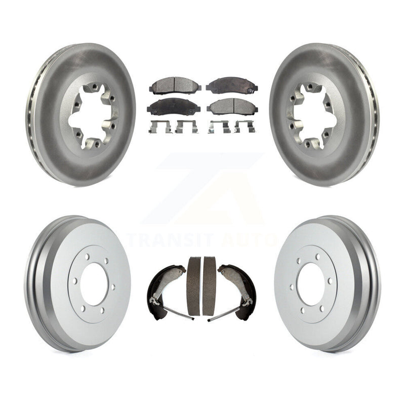 Transit Auto KGT-102524 Disc Brake Kit for 2004-2008 Isuzu i-290, Isuzu i-370 and More - Front and Rear
