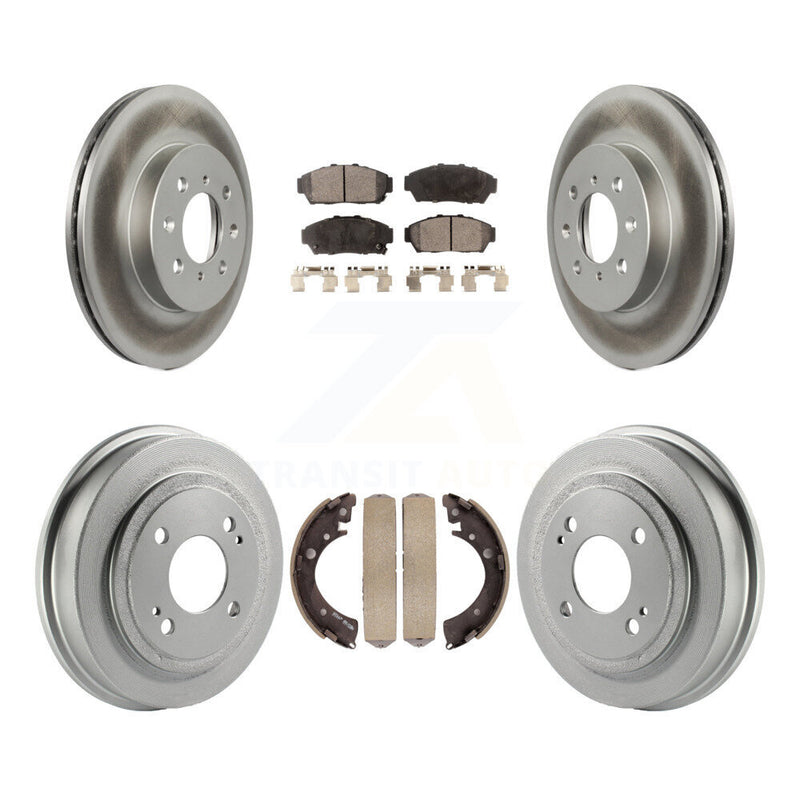 Transit Auto KGT-102528 Disc Brake Kit for 1994-1995 Honda Civic - Front and Rear