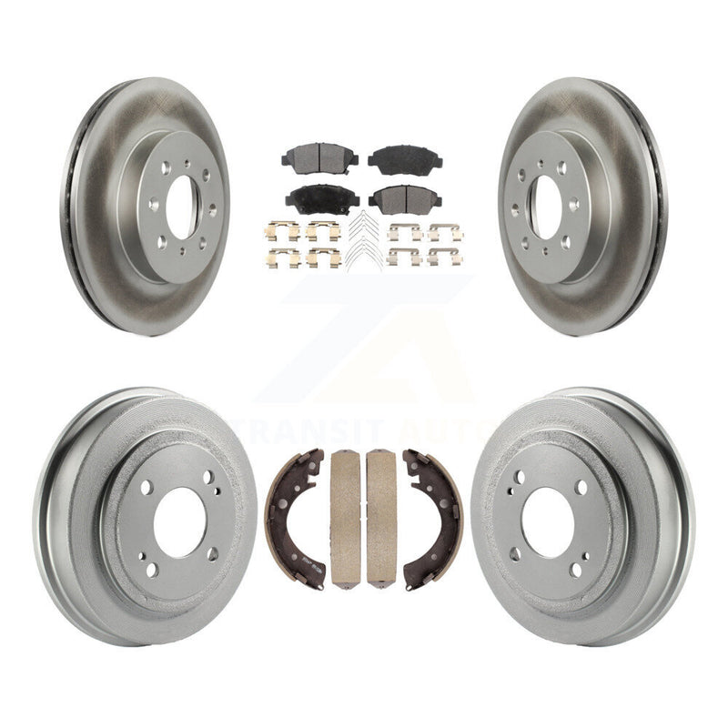 Transit Auto KGT-102530 Disc Brake Kit for 2007-2008 Honda Fit - Front and Rear