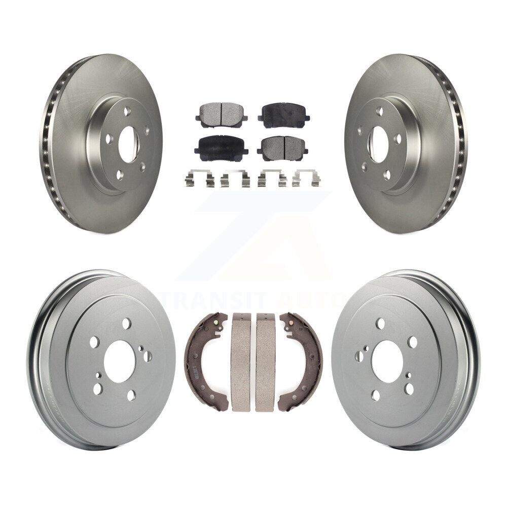 Transit Auto KGT-102541 Disc Brake Kit for 2003-2008 Toyota Corolla - Front and Rear