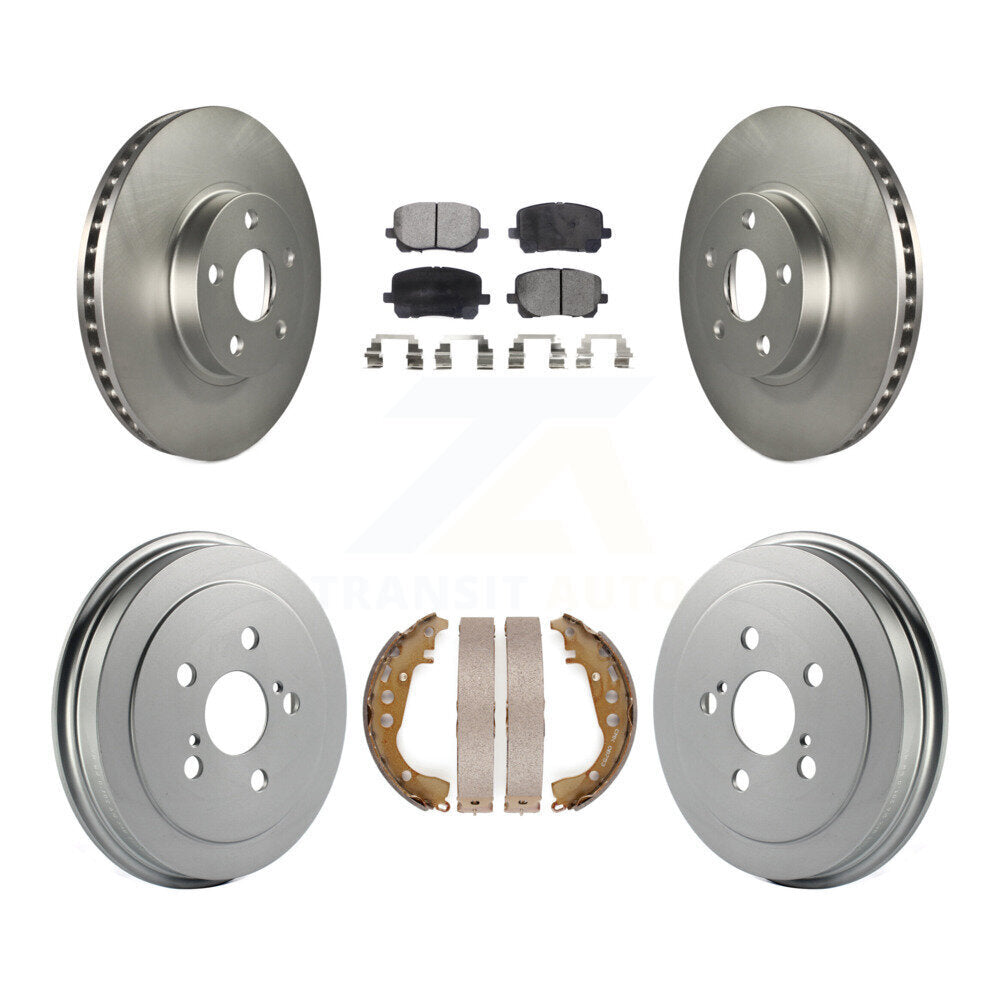 Transit Auto KGT-102542 Disc Brake Kit for 2003-2008 Toyota Corolla - Front and Rear