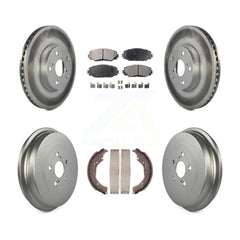 Transit Auto KGT-102555 Disc Brake Kit for 2009-2019 Toyota Corolla - Front and Rear