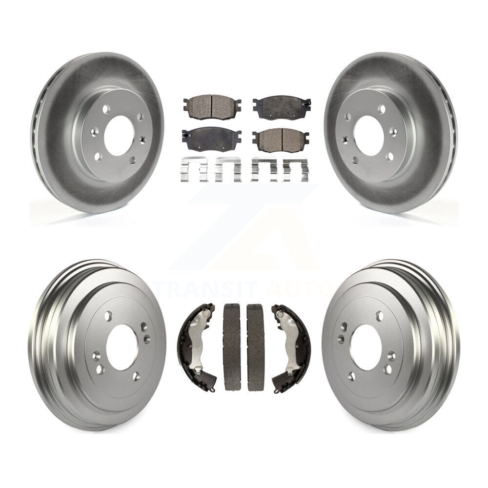 Transit Auto KGT-102557 Disc Brake Kit for 2006-2011 Hyundai Accent, Kia Rio, Kia Rio5 - Front and Rear