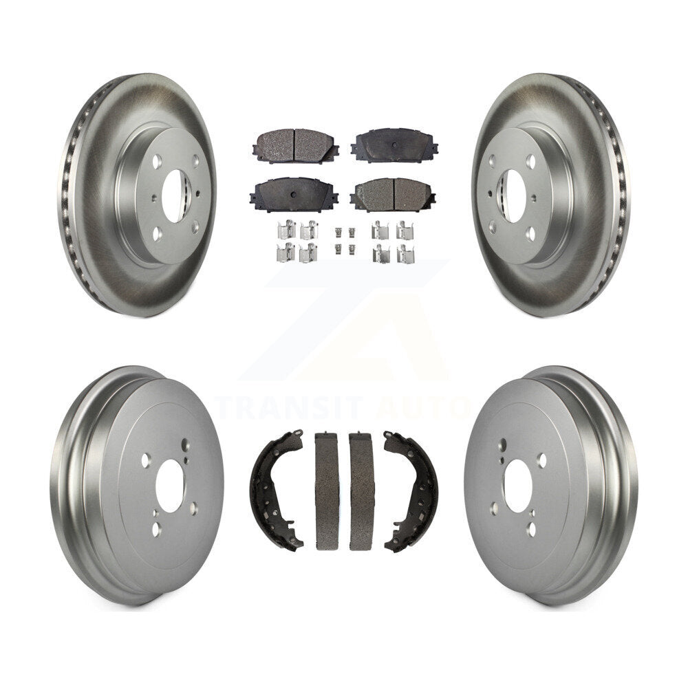 Transit Auto KGT-102561 Disc Brake Kit for 2006-2014 Toyota Yaris - Front and Rear
