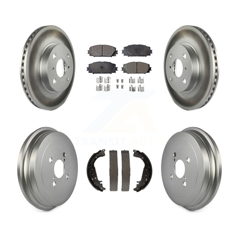 Transit Auto KGT-102561 Disc Brake Kit for 2006-2014 Toyota Yaris - Front and Rear
