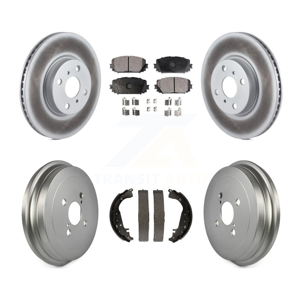 Transit Auto KGT-102562 Disc Brake Kit for 2012-2013 Toyota Yaris - Front and Rear