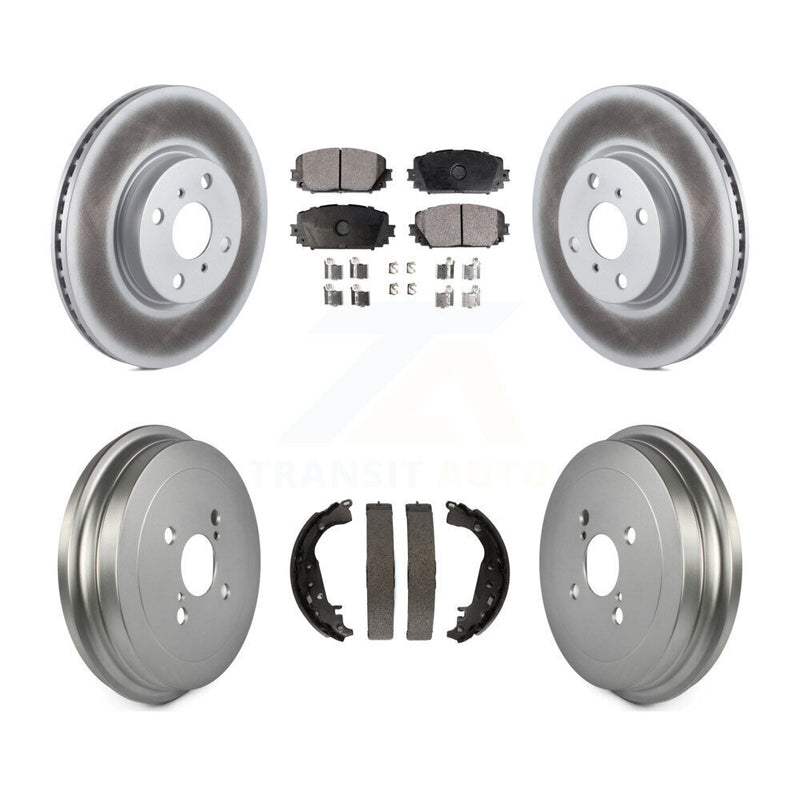 Transit Auto KGT-102562 Disc Brake Kit for 2012-2013 Toyota Yaris - Front and Rear