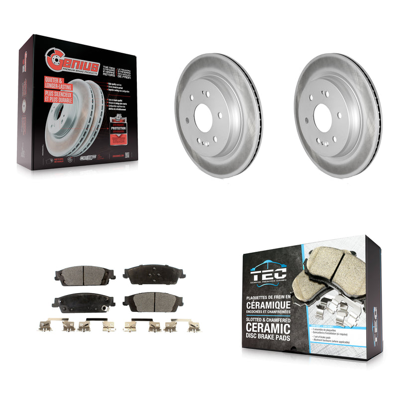 Transit Auto KGT-102573 Disc Brake Kit for 2019 Chevrolet Silverado 1500 LD, GMC Sierra 1500 Limited - Rear