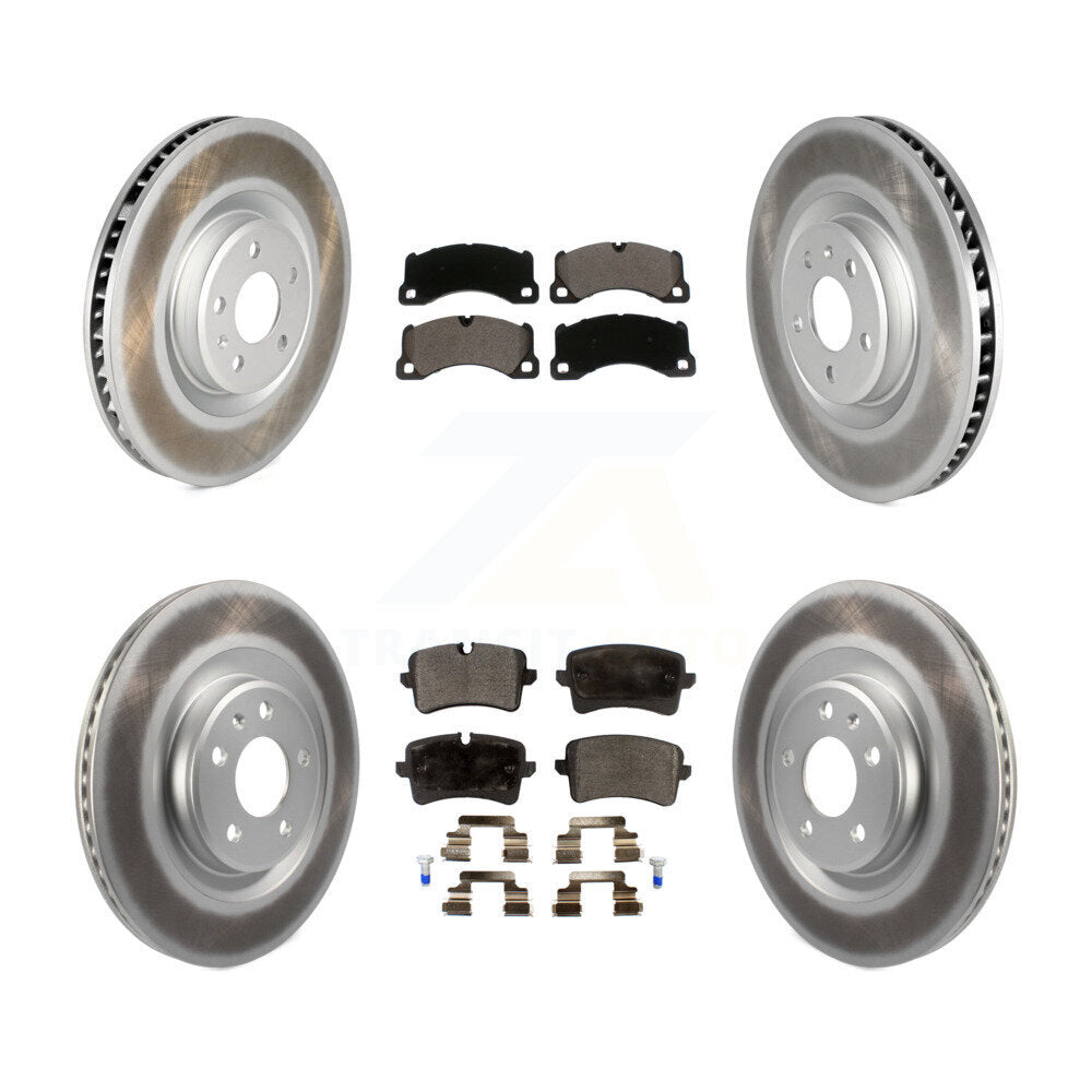 Transit Auto KGT-102580 Disc Brake Kit for 2017 Porsche Macan - Front and Rear