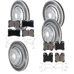 Transit Auto KGT-102581 Disc Brake Kit for 2008-2017 Lexus LS460, Lexus LS600h - Front and Rear