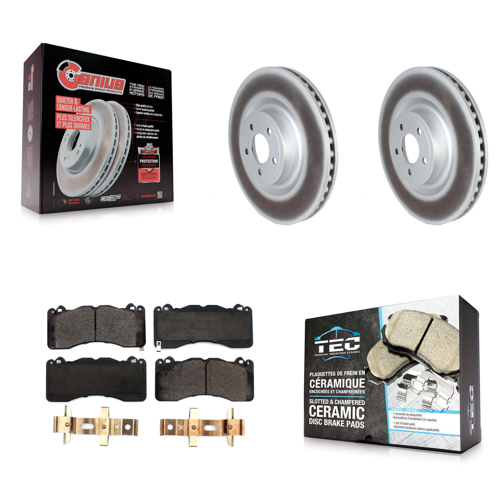 Transit Auto KGT-102583 Disc Brake Kit for 2015-2022 Ford Mustang - Front