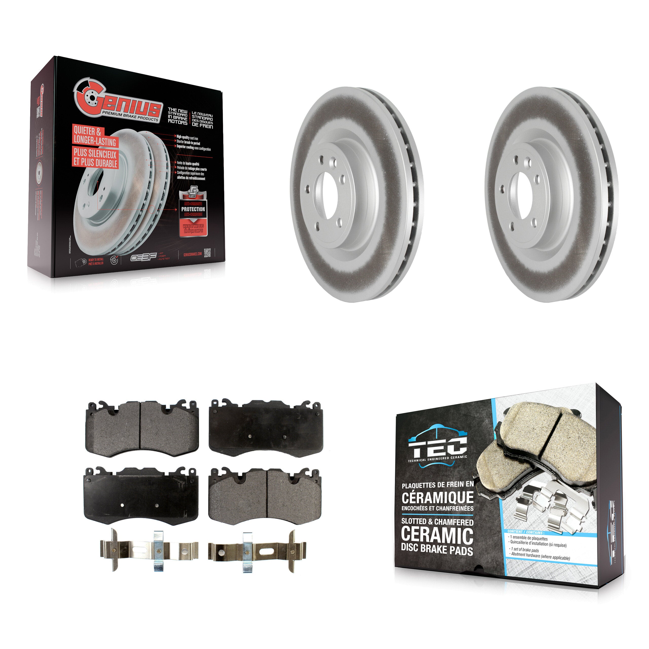 Transit Auto KGT-102585 Disc Brake Kit for 2020-2021 Land Rover Range Rover, Land Rover Range Rover Sport - Front