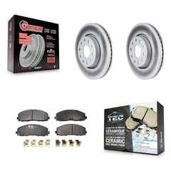 Transit Auto KGT-102588 Disc Brake Kit for 2018-2024 Jeep Wrangler, Jeep Gladiator - Front