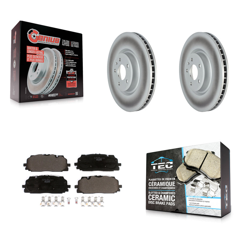 Transit Auto KGT-102590 Disc Brake Kit for 2017-2024 Audi SQ5 Sportback, Audi Q5 PHEV and More - Front