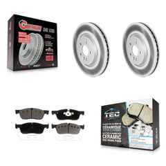 Transit Auto KGT-102594 Disc Brake Kit for 2017-2020 Jaguar F-Pace, Land Rover Range Rover Velar - Front