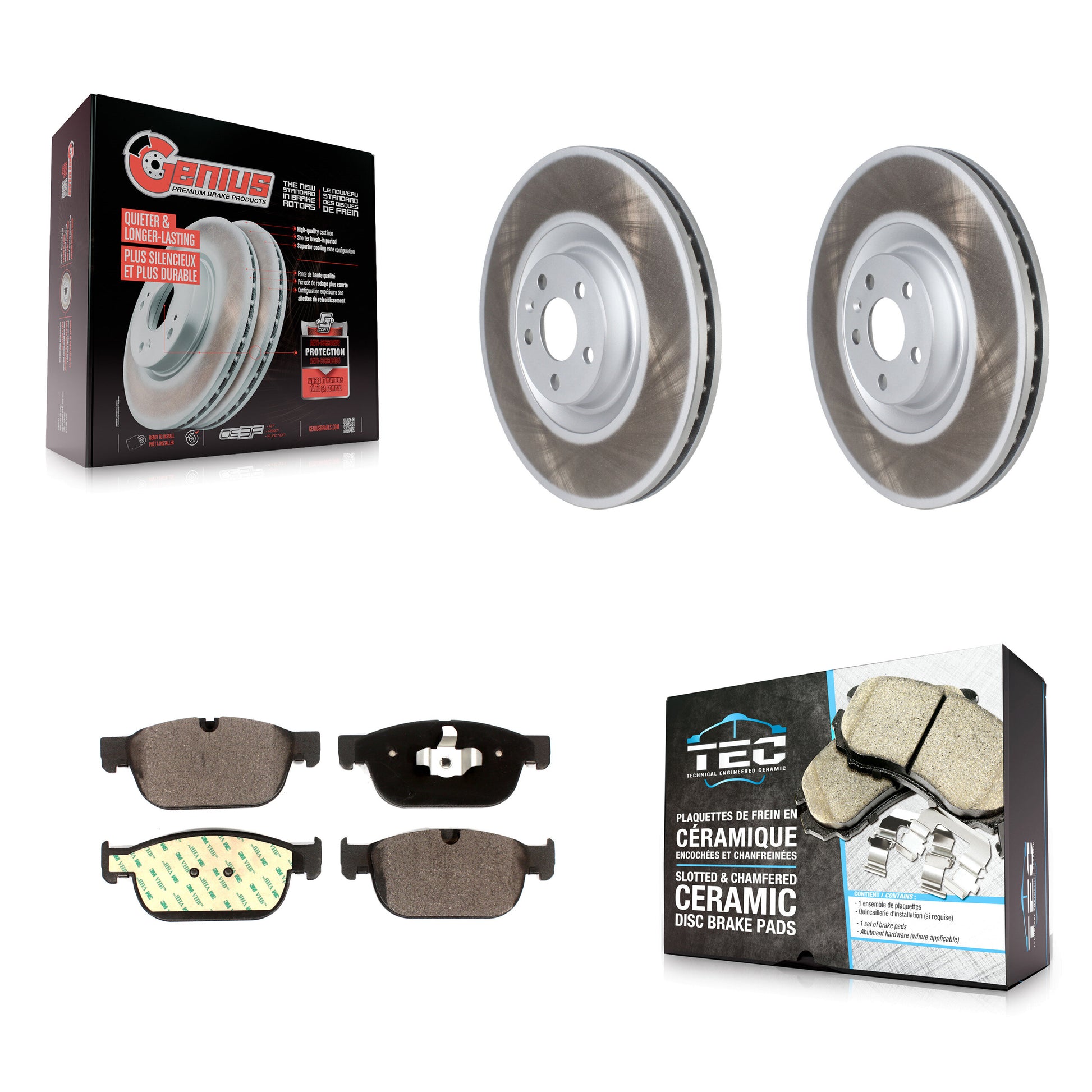 Transit Auto KGT-102600 Disc Brake Kit for 2016-2023 Volvo XC90 - Front