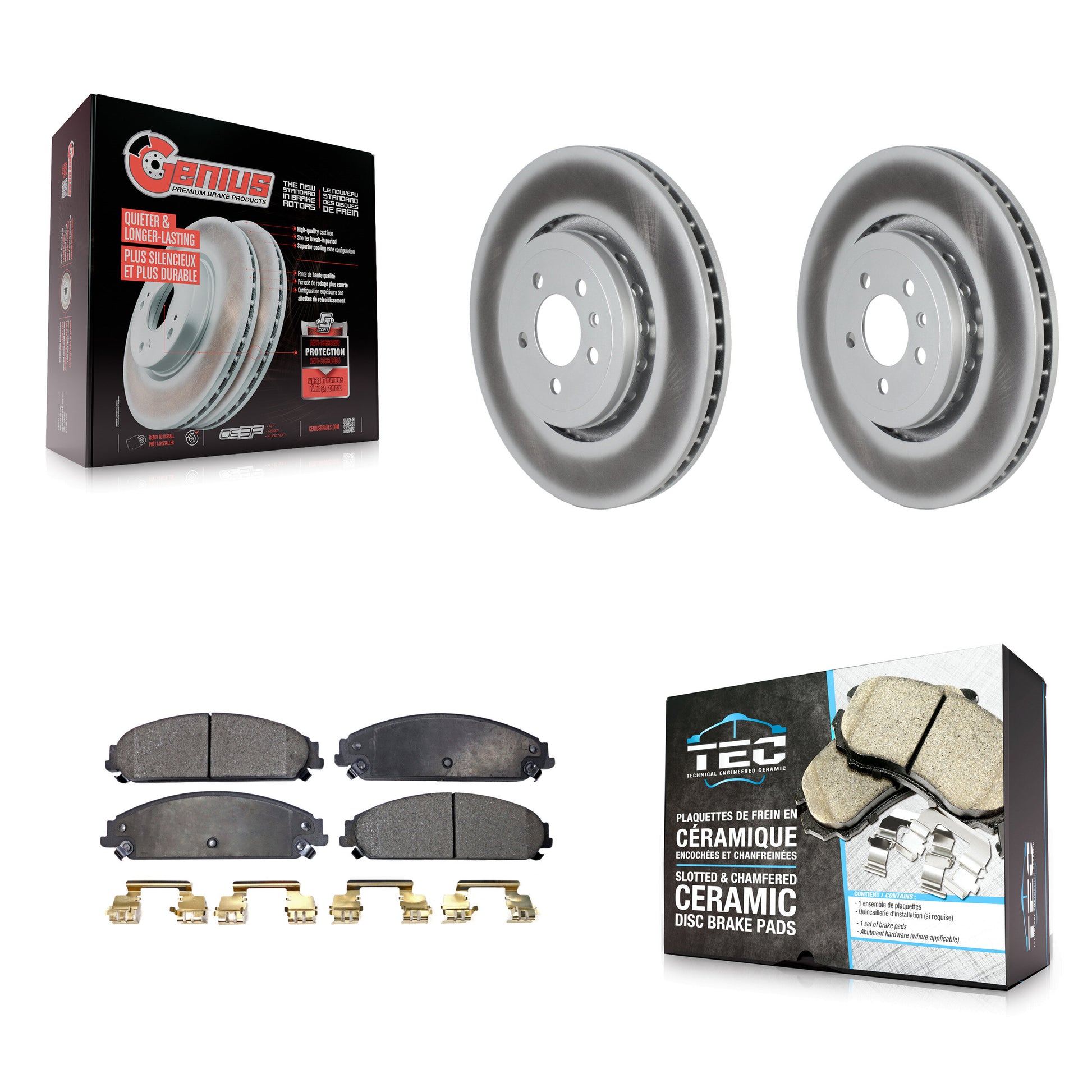 Transit Auto KGT-102605 Disc Brake Kit for 2014-2018 Dodge Charger - Front
