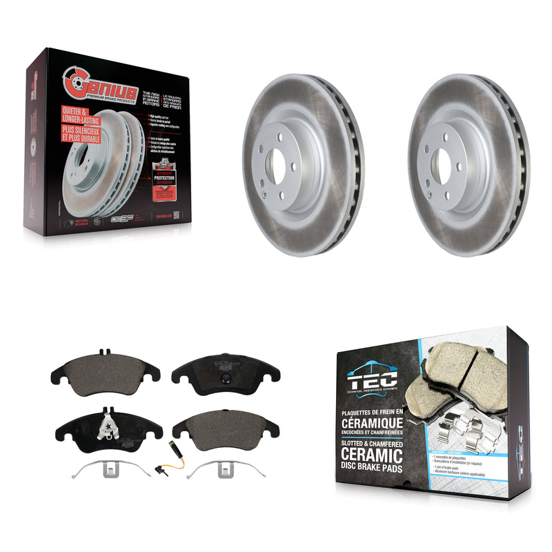 Transit Auto KGT-102611 Disc Brake Kit for 2010-2017 Mercedes-Benz E400, Mercedes-Benz E550, Mercedes-Benz C250 - Front