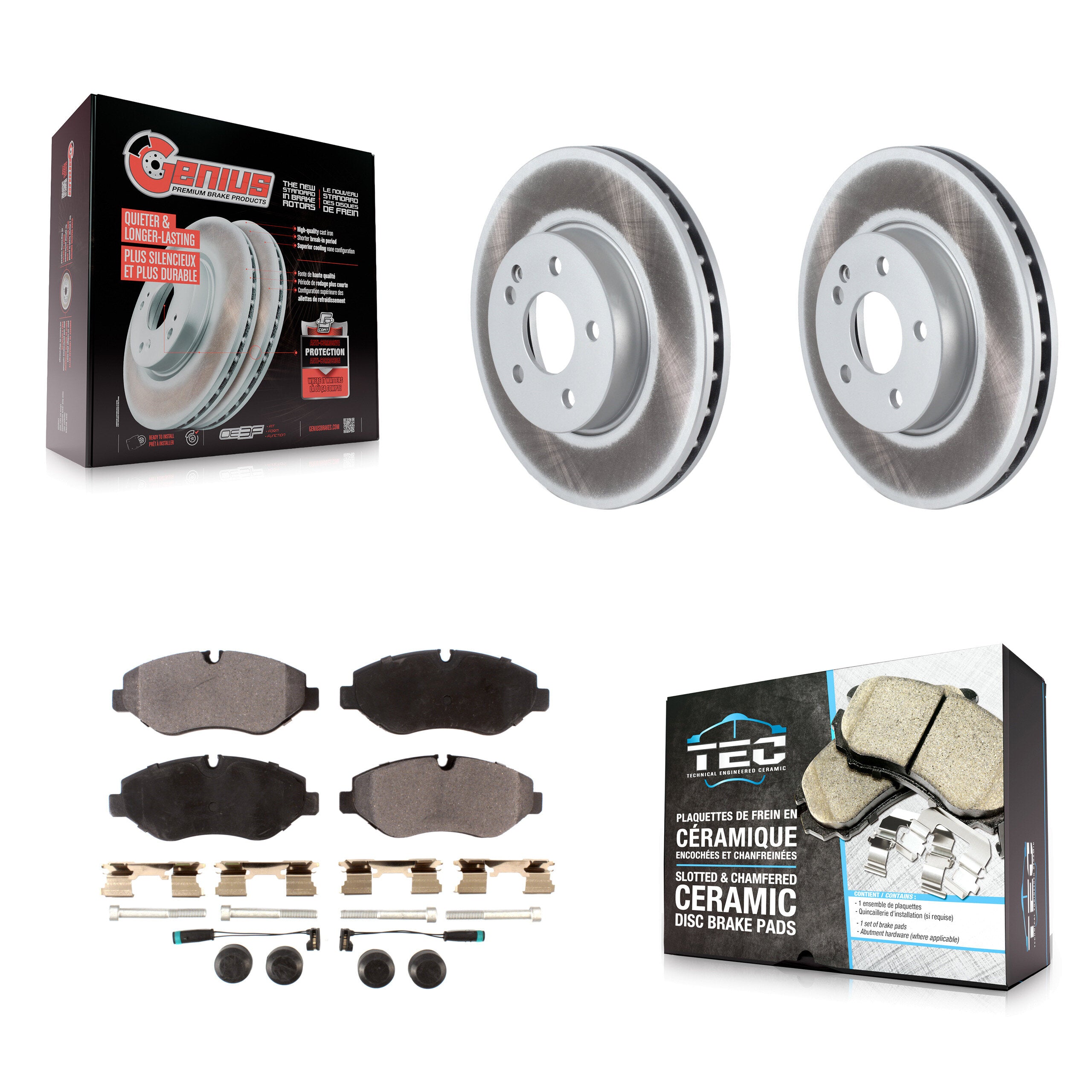 Transit Auto KGT-102617 Disc Brake Kit for 2016-2023 Mercedes-Benz Metris - Front