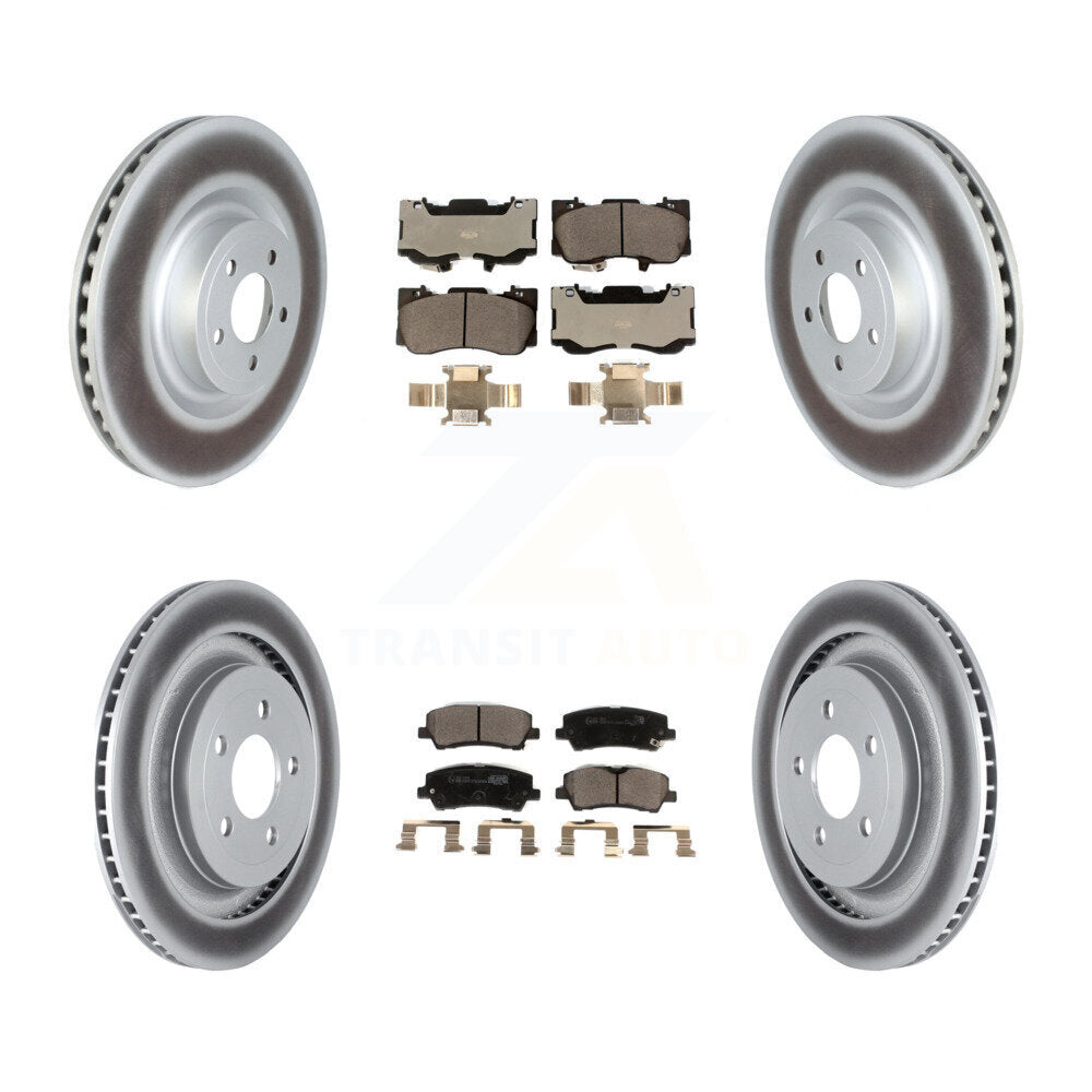 Transit Auto KGT-102618 Disc Brake Kit for 2020 Ford Mustang - Front and Rear