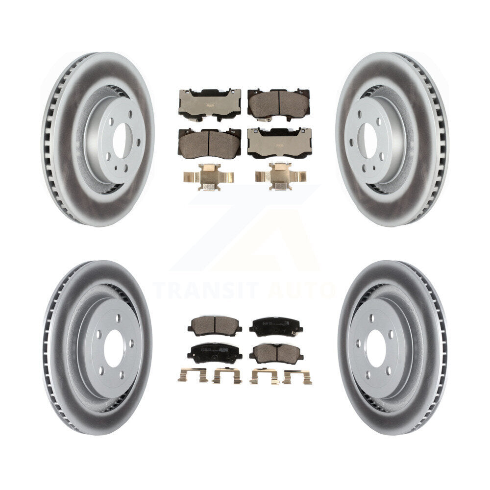 Transit Auto KGT-102620 Disc Brake Kit for 2015-2019 Ford Mustang - Front and Rear