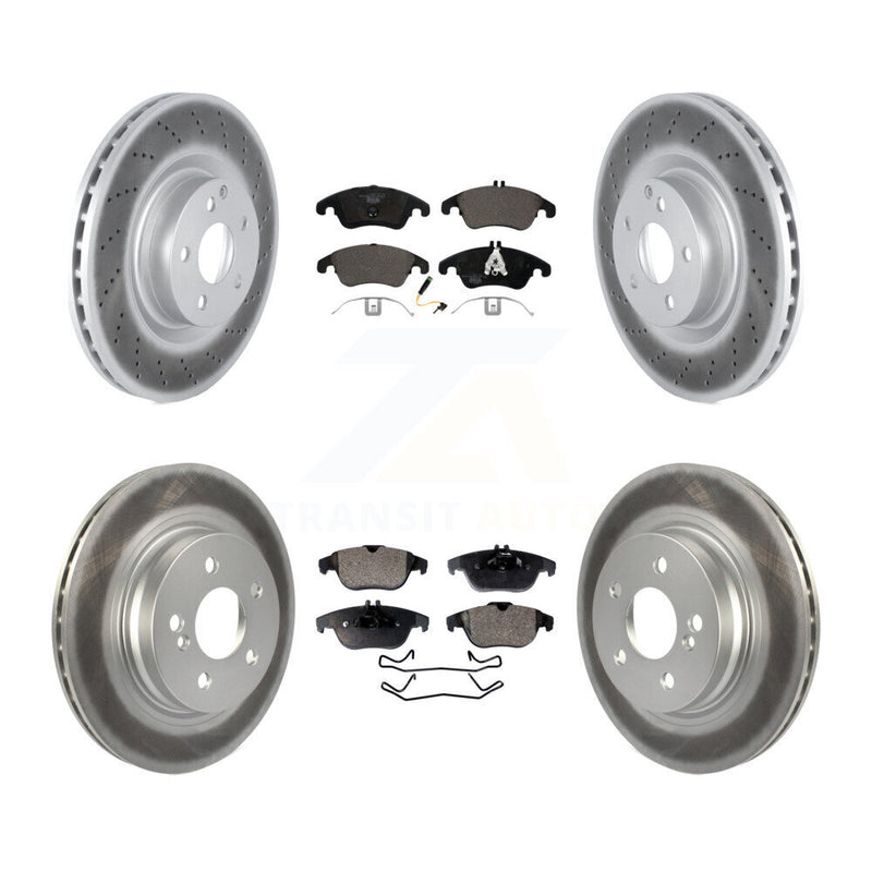 Transit Auto KGT-102623 Disc Brake Kit for 2010-2016 Mercedes-Benz E550 - Front and Rear