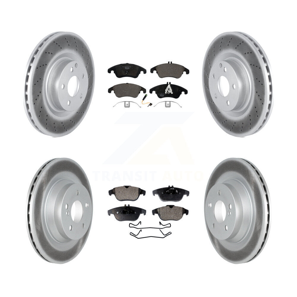 Transit Auto KGT-102624 Disc Brake Kit for 2010-2016 Mercedes-Benz E550 - Front and Rear