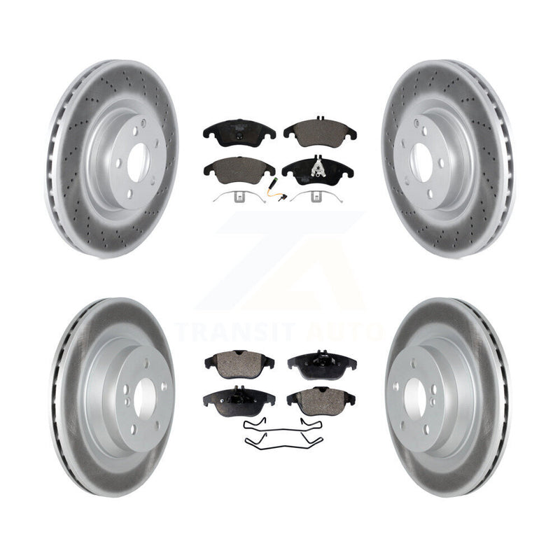 Transit Auto KGT-102624 Disc Brake Kit for 2010-2016 Mercedes-Benz E550 - Front and Rear