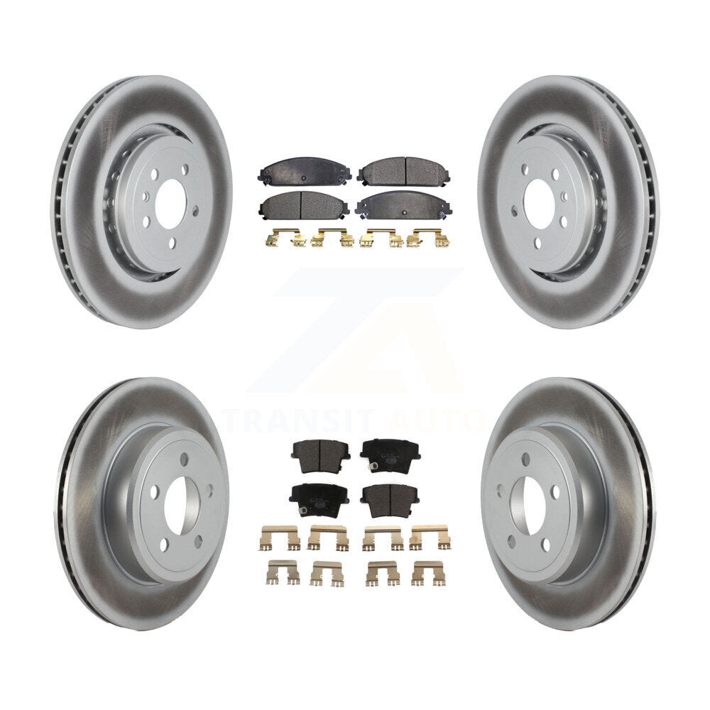 Transit Auto KGT-102627 Disc Brake Kit for 2014-2018 Dodge Charger - Front and Rear