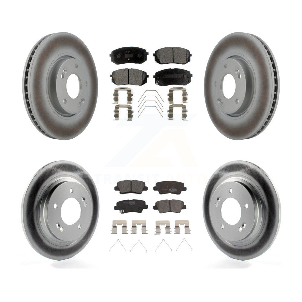 Transit Auto KGT-102630 Disc Brake Kit for 2017-2019 Kia Soul EV - Front and Rear