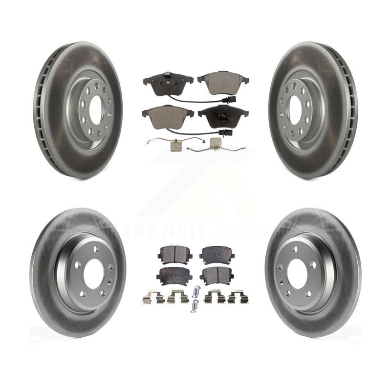 Transit Auto KGT-102641 Disc Brake Kit for 2009 Audi A4 Quattro - Front and Rear