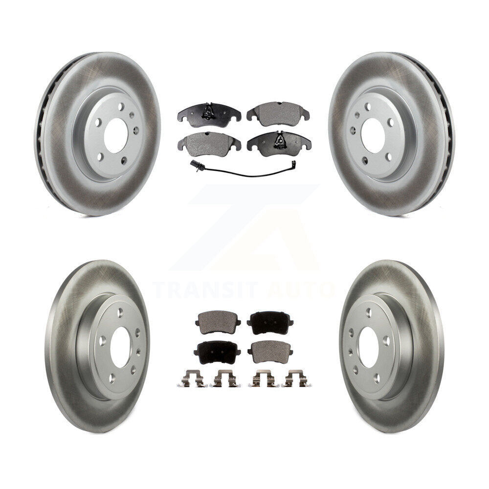 Transit Auto KGT-102642 Disc Brake Kit for 2009 Audi A4 Quattro - Front and Rear
