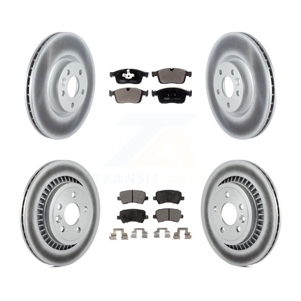 Transit Auto KGT-102645 Disc Brake Kit for 2016-2017 Volvo XC60 - Front and Rear