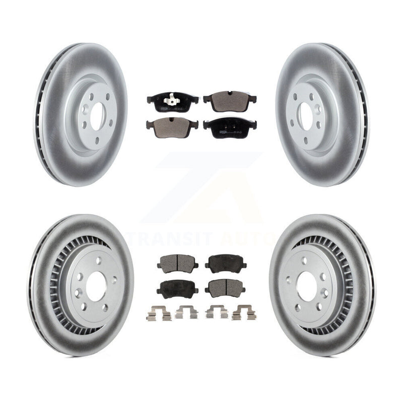 Transit Auto KGT-102645 Disc Brake Kit for 2016-2017 Volvo XC60 - Front and Rear