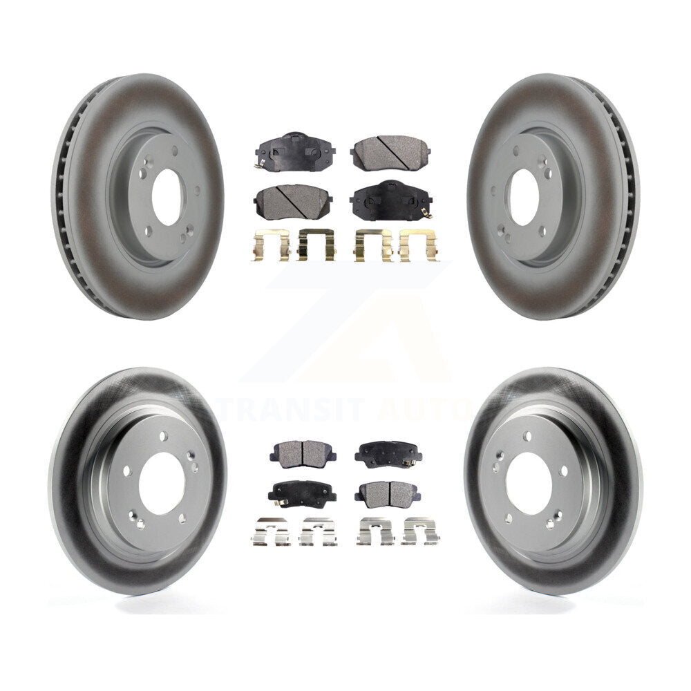 Transit Auto KGT-102648 Disc Brake Kit for 2015-2016 Kia Soul EV - Front and Rear
