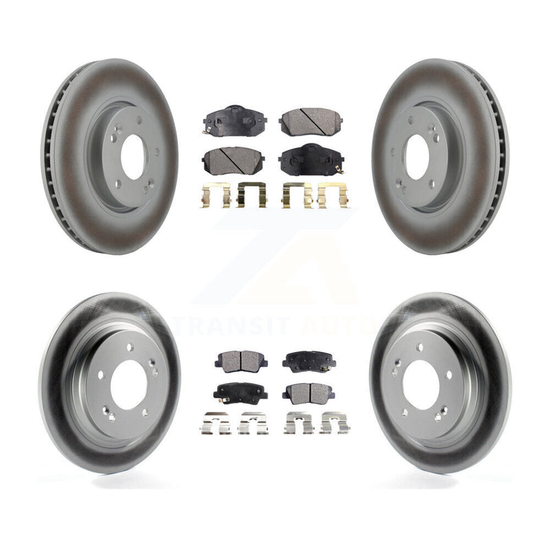 Transit Auto KGT-102648 Disc Brake Kit for 2015-2016 Kia Soul EV - Front and Rear