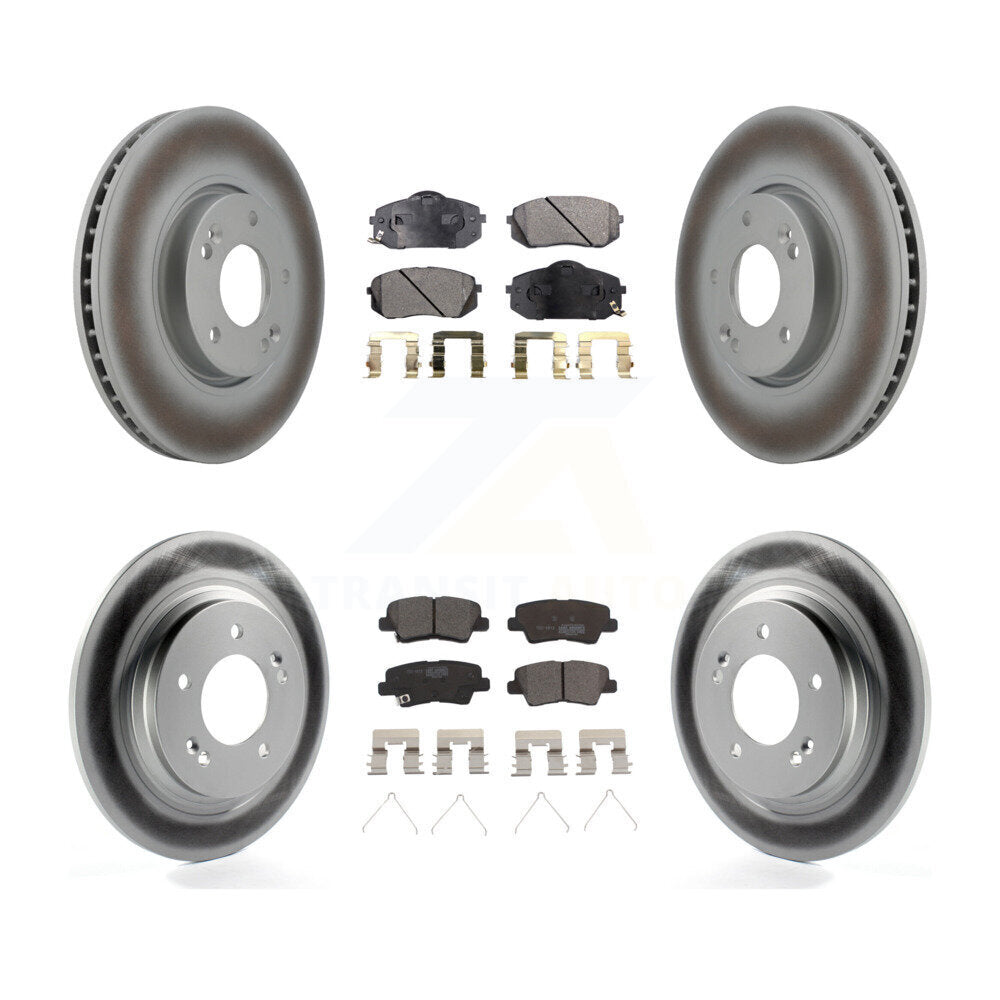 Transit Auto KGT-102649 Disc Brake Kit for 2016 Kia Soul EV - Front and Rear