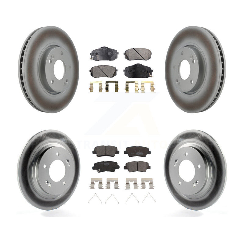 Transit Auto KGT-102649 Disc Brake Kit for 2016 Kia Soul EV - Front and Rear