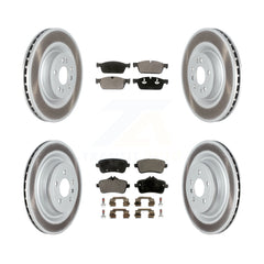 Transit Auto KGT-102650 Disc Brake Kit for 2017 Mercedes-Benz GLS350d - Front and Rear