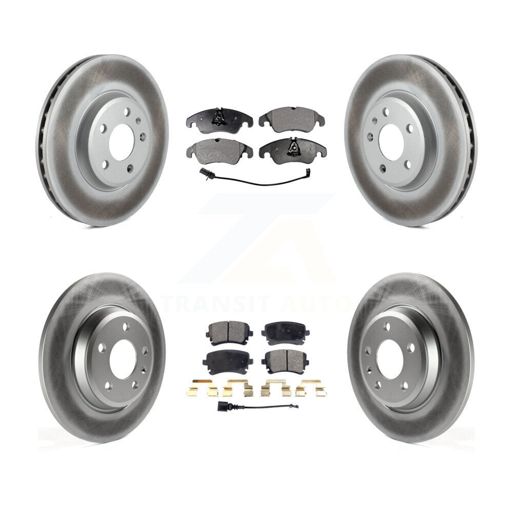 Transit Auto KGT-102654 Disc Brake Kit for 2013 Audi A4 allroad - Front and Rear